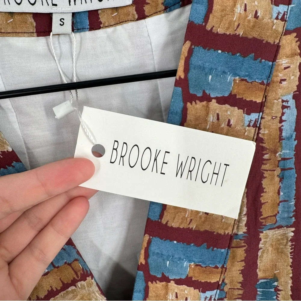 NEW! BROOKE WRIGHT Henrietta Caftan in Golden Rod Size‎ Small